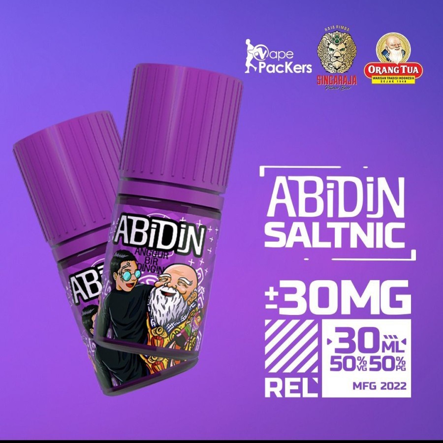 SALT ABIDIN ANGGUR BIR DINGIN BY VAPEPACKERS X OT 30ML