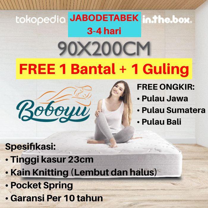 IH |  Springbed In The Box ukuran 90x200x23 (Single)  | Perlengkapan rumah