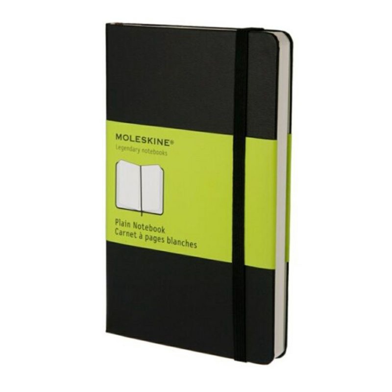 

Moleskine Plain Notebook Classic Collection - Black Hard Cover