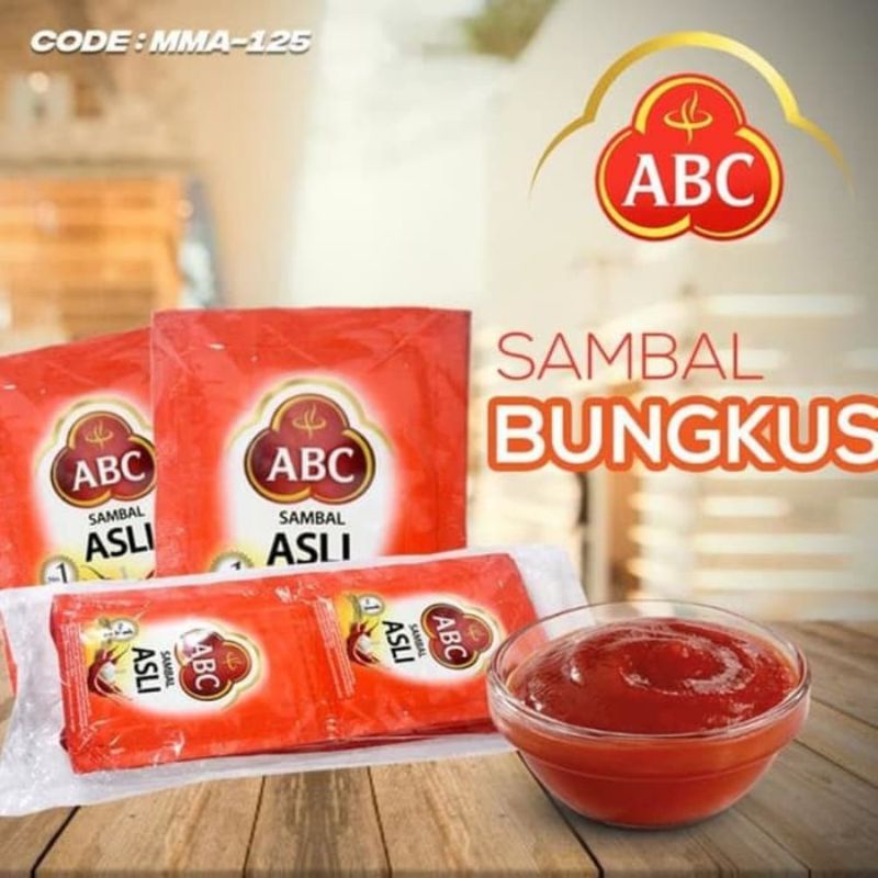 Saos Sambal Asli ABC Sachet Renceng 10x18gr
