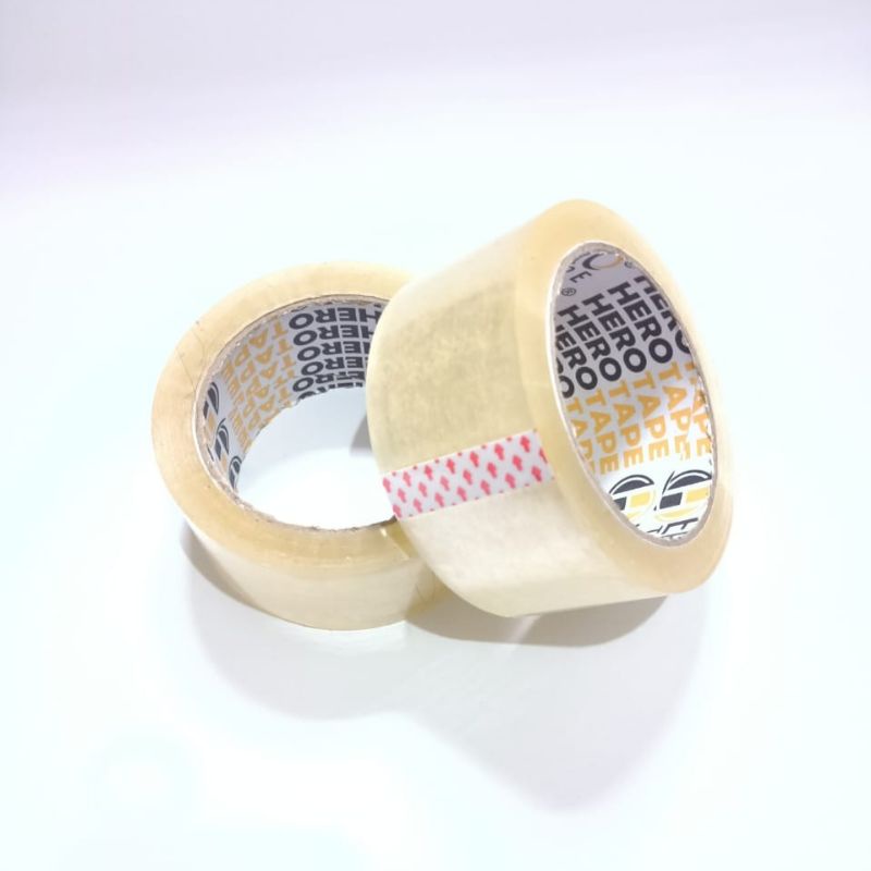 

Lakban Bening Coklat 2 INCH (HERO TAPE / Takumi 48 mm x 90 Yard)