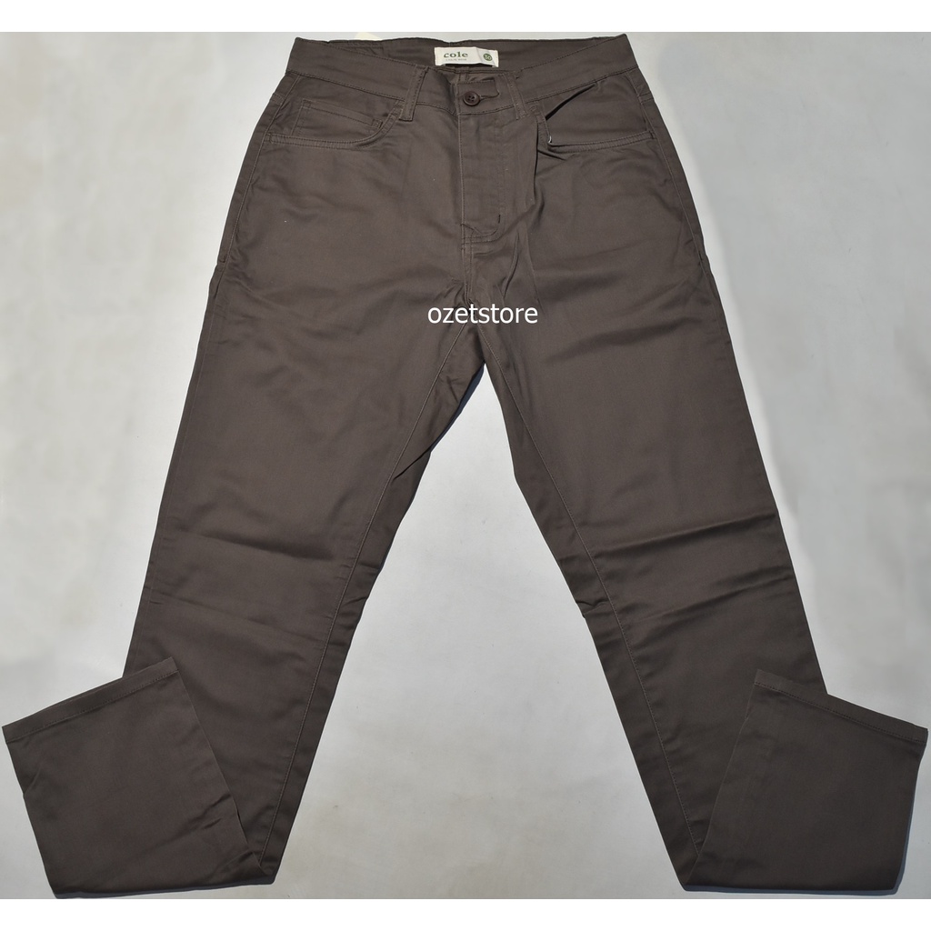 Celana Panjang Pria Jeans COLE Abu SlimFit CSC04 ORIGINAL