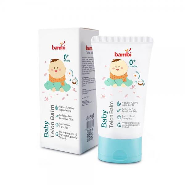 BAMBI Baby Telon Balm minyak telon bayi balsem cream natural 50ml