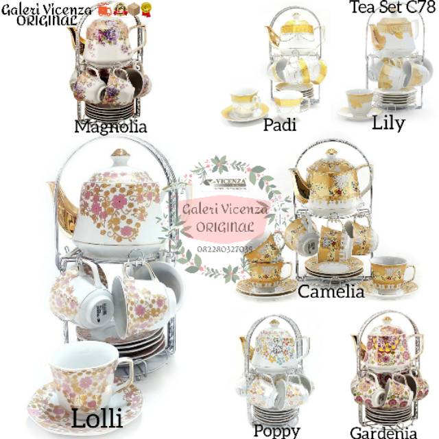 (VICENZA-ORI) Tea Set C78