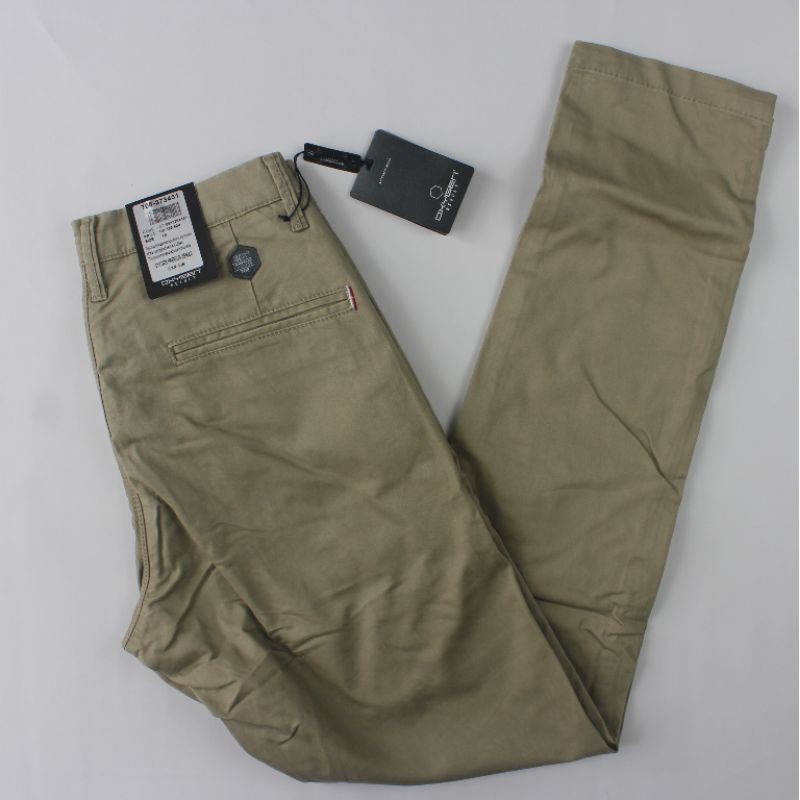 OXYGEN DENIM - Celana Chinos / Katun Pria Slim Fit Stretch (Karet) (708-373431)