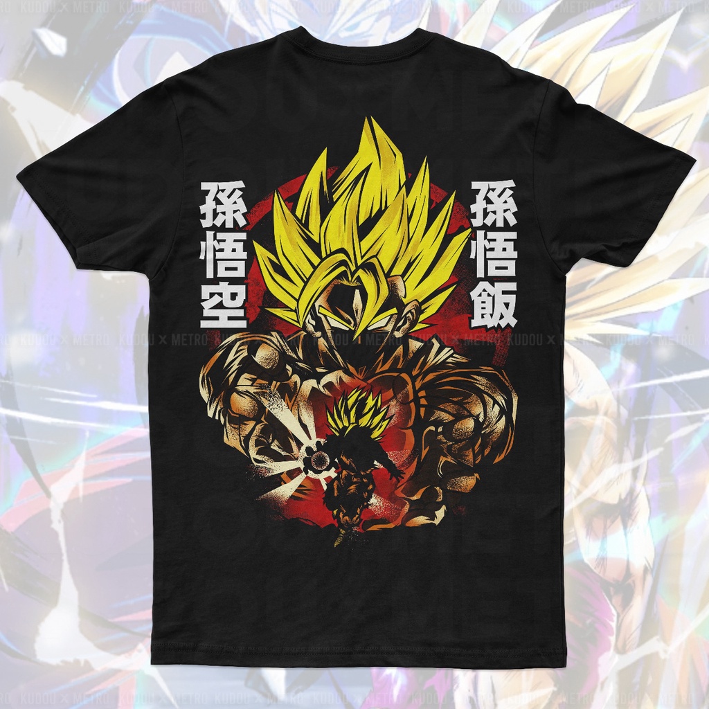 Tshirt Goku x Gohan Anime Manga Dragon Balla Premium Unisex