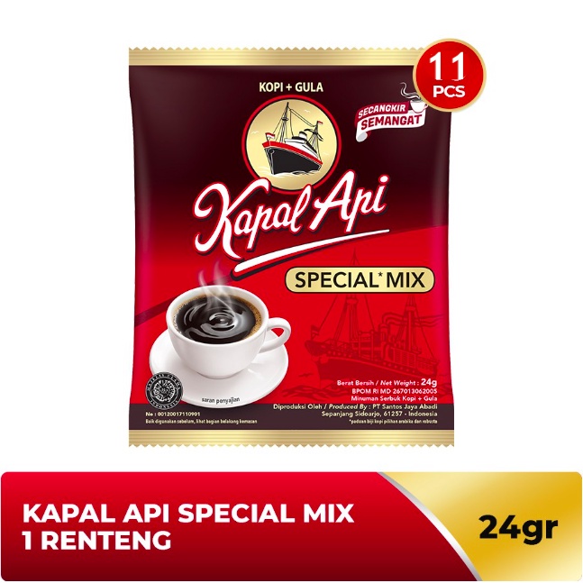 Kopi KAPAL API Special Mix 1 Renceng Kopi KAPAL API Special 1 Renteng