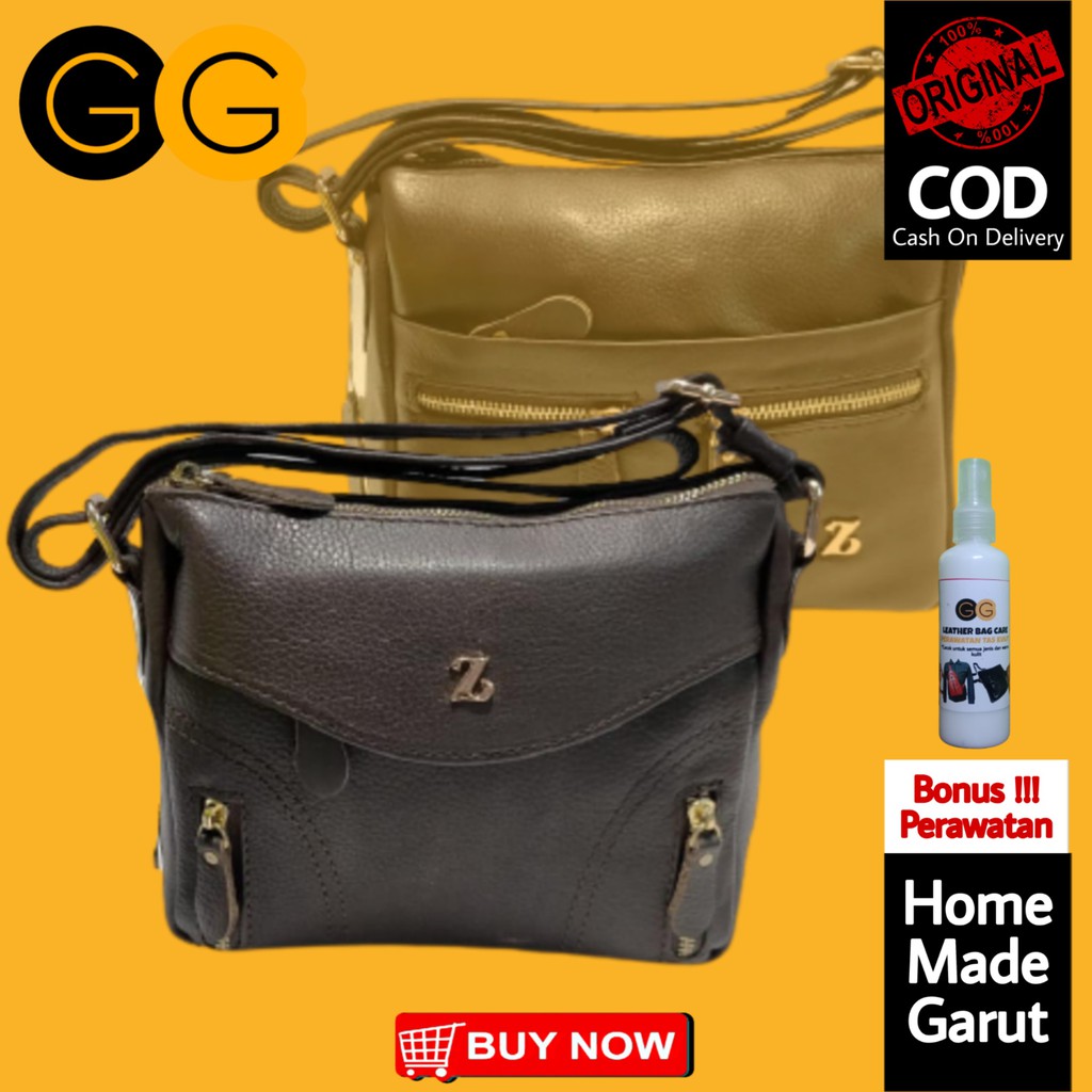 TAS WANITA KULIT ASLI GARUT TAS KULIT PAPIRUT ASLI GARUT TAS SELEMPANG KULIT WANITA TAS KULIT CEWEK