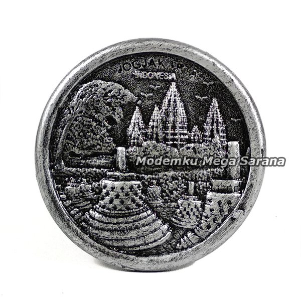 Souvenir Magnet Kulkas Tempelan Candi Prambanan Borobudur Jogja - C