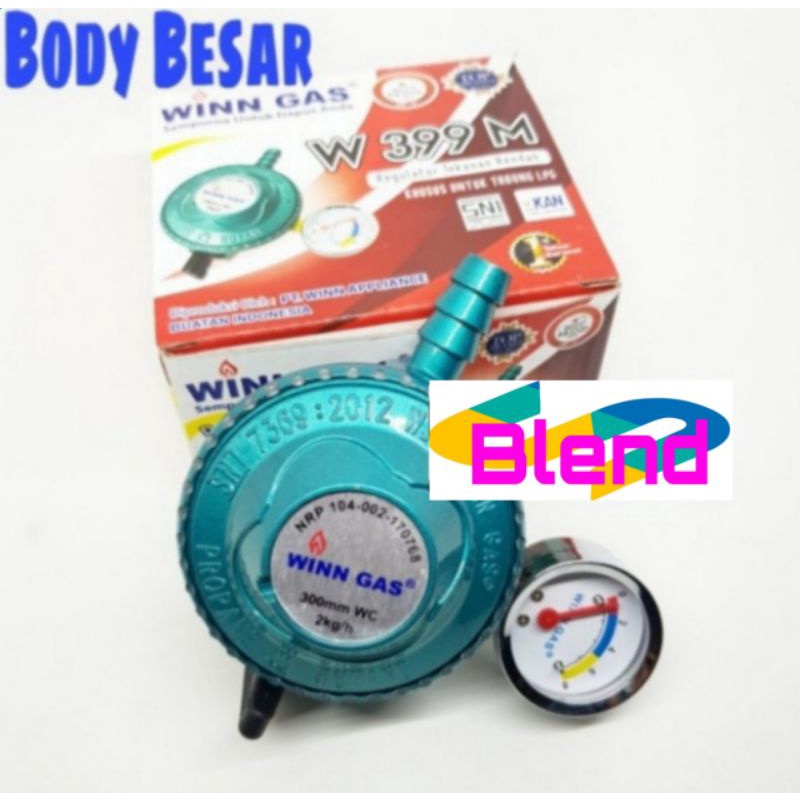 Winn Gas Regulator BODY BESAR meter-Tekanan Rendah/Kepala Gas Meteran