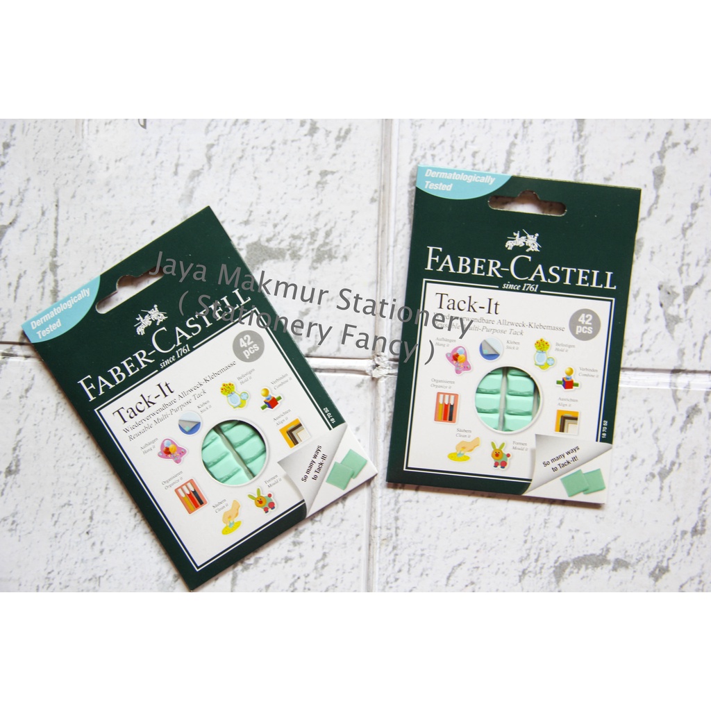 Lem Tack It Faber Castell 30gr Green / Lem Serbaguna