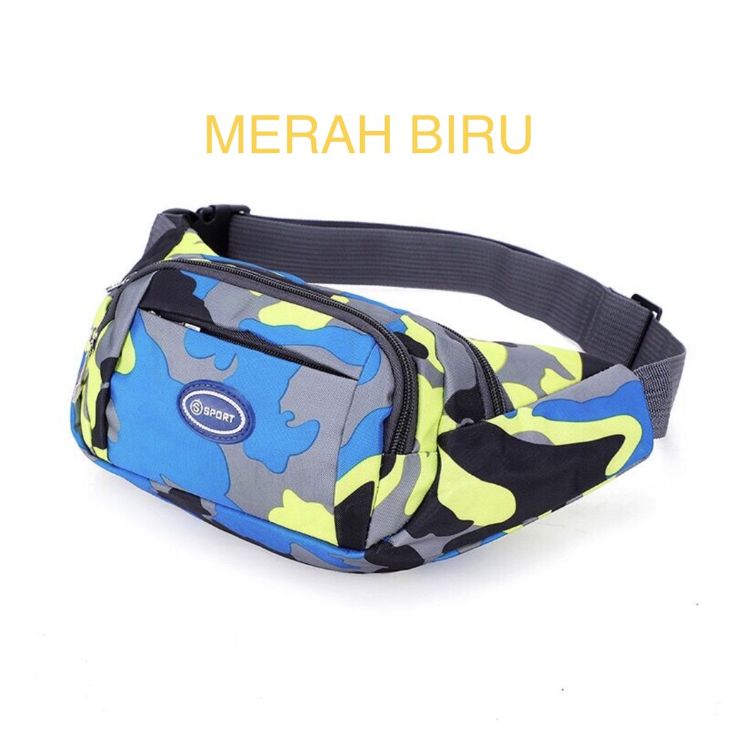 SEPADOO Tas Selempang Army Colorful Slingbag Berkualitas