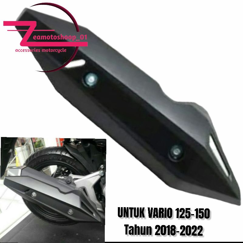 COVER KNALPOT VARIO 125-150-TUTUP KNALPOT VARIO-2018-2022