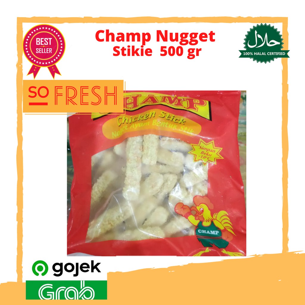 

CHAMP STIKIE NUGGET 500 gr - NAGET STIK 500 gr