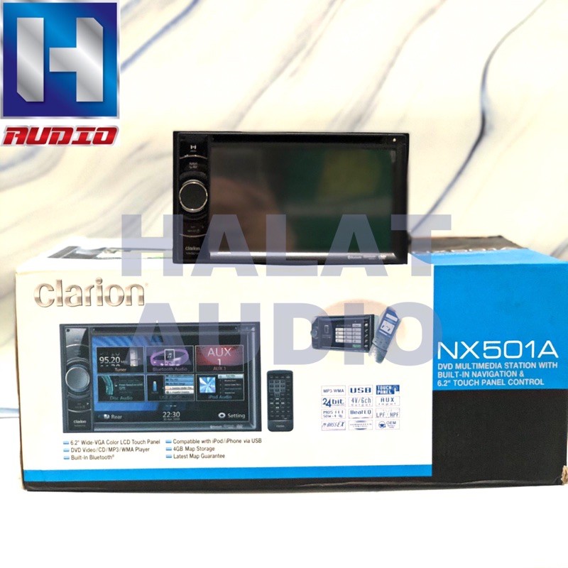 Headunit / Double DIN / TV Mobil High Quality Clarion Original NX501A