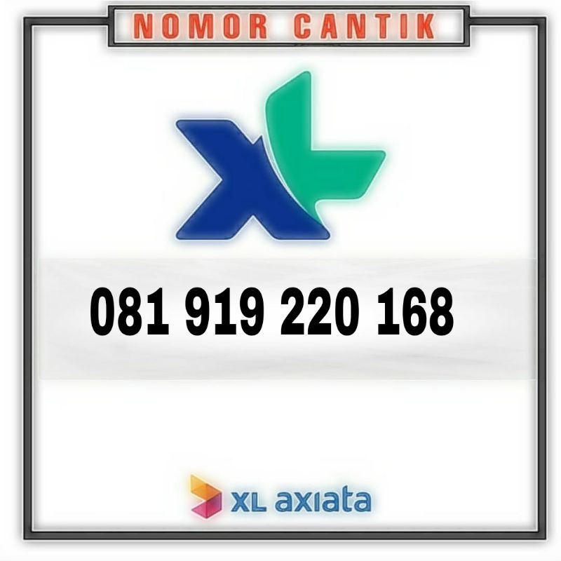 nomor cantik nomer unik nomer kartu perdana xl 1919 191 19 919 91 19 220 22 20 168 16 68