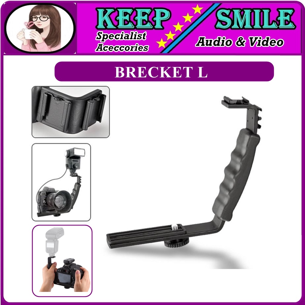 Breket L Gimbal Stabilizer Kamera Dan Handphone Promo