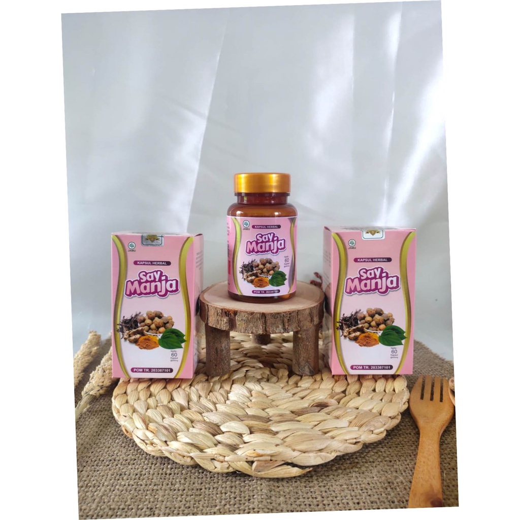 KAPSUL SAY MANJA ORIGINAL KEWANITAAN KESEHATAN PERAWATAN DIRI RAPET DAN KESET SERTIFIKAT LEGALITAS