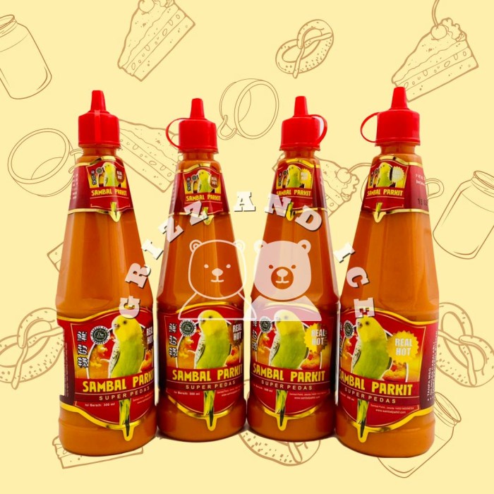 

Sambal-Aneka- Sambal Pedas Parkit / Sambel Pedes Parkit Original 300 Ml (Halal) -Aneka-Sambal.
