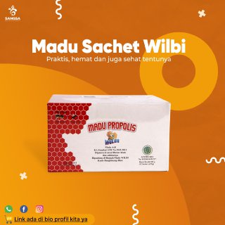 

Madu asli propolis sachet wilbi