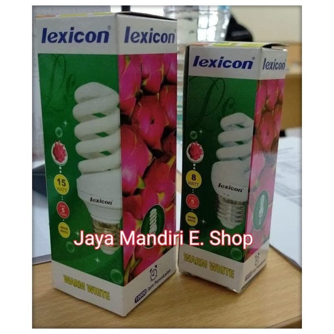 Lampu Buah Naga Dragon Fruit 12w 12watt 12 / 15w 15 15Watt KUNING LEXICON LEXICON FULL SPIRAL