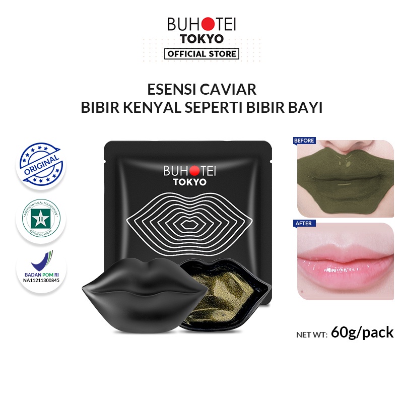 ✨ AKU MURAH ✨ BUHOTEI Caviar Crystal Lip Mask 60g