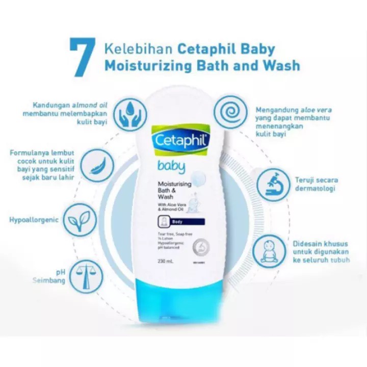 Cetaphil Moisturising Bath &amp; Wash 230ml