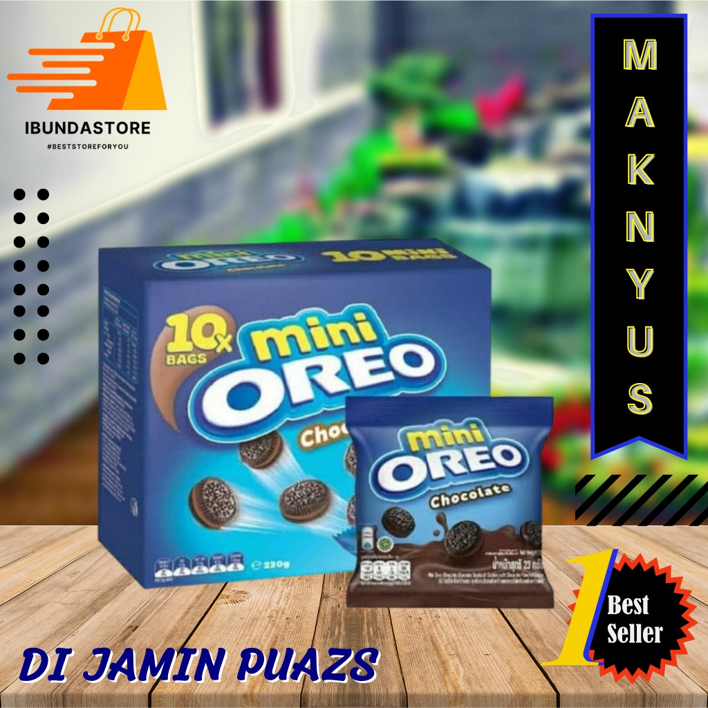 

Mini Oreo Chocolate 10 x 23g / Snack Murah / Camilan WFH / Agen ibunda Surabaya / Dirumah Saja / Coklat / Snack / IBUNDASTORE