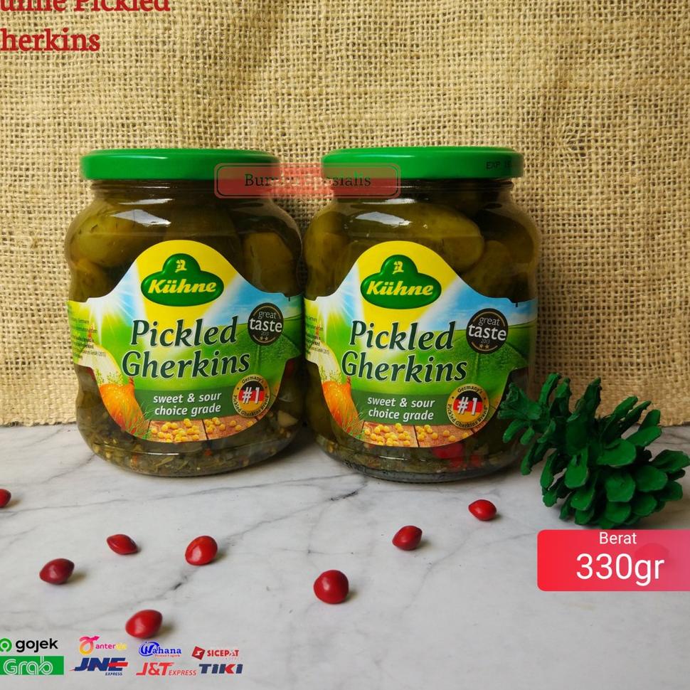 

Grosir KUHNE - Pickled Gherkins / Acar Timun khas Jerman 330gr 91