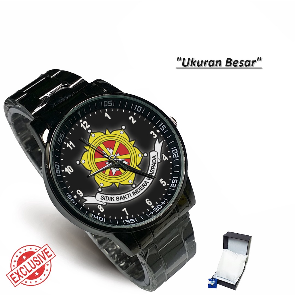 Jam Tangan Rantai Couple Logo POLRI 2 (Amazing)