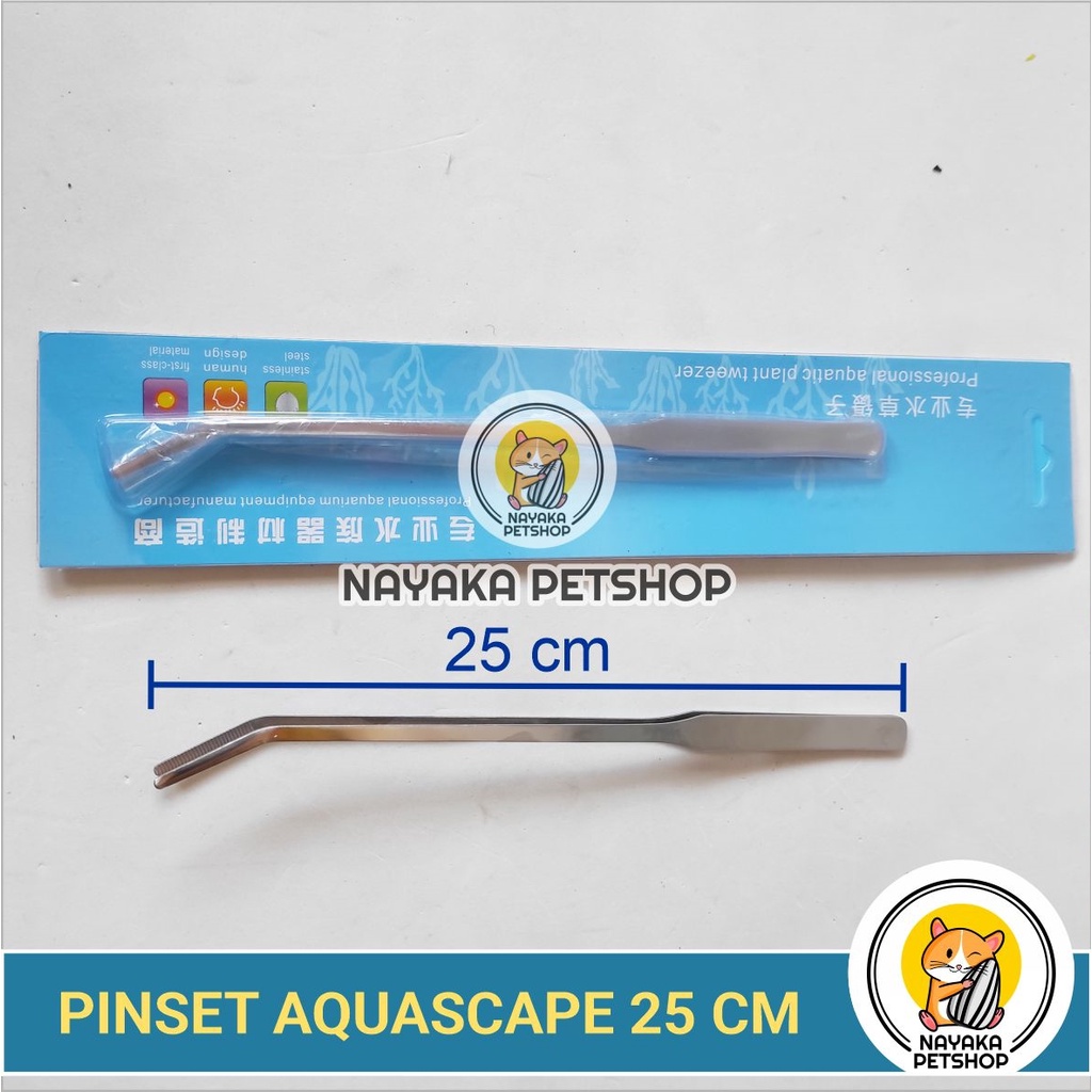 Pinset Aquascape Bengkok Tanaman Air Hias Aquarium