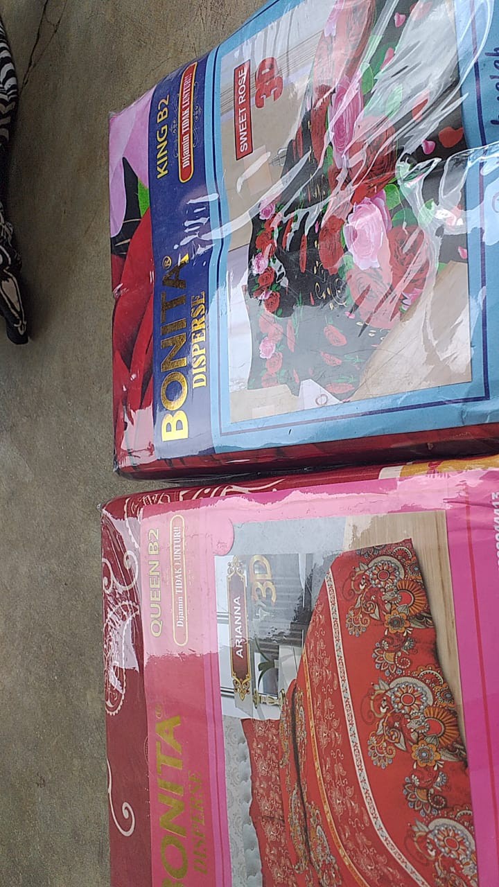 Sprei / Seprai Bonita 3d Disperse Motif2 Kembang