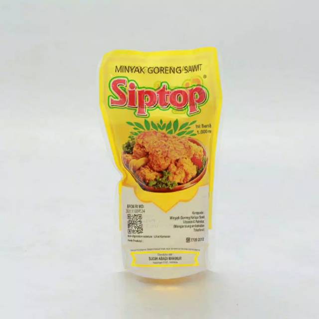 

Minyak goreng siptop 1000mil pouch