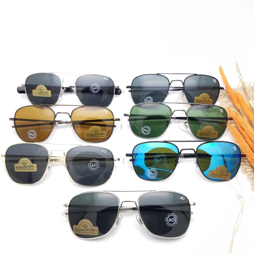 COD! Sunglass | Kacamata Hitam Kacamata Pria Wanita - Kacamata American Optical Skymaster