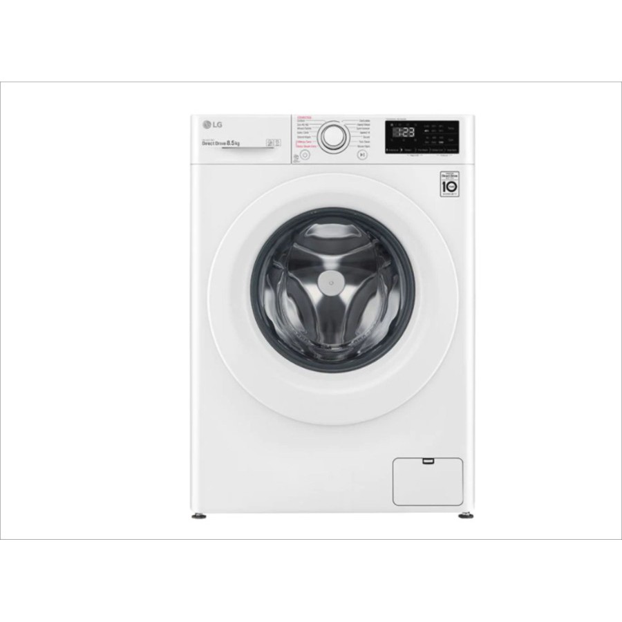 LG FV1285S5WS Mesin Cuci Front Loading 8,5kg Steam (Khusus Bandung)
