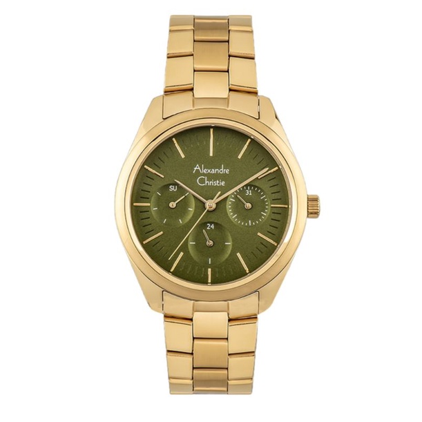 Jam Tangan Wanita Alexandre Christie AC 2817/AC2817 Gold Original