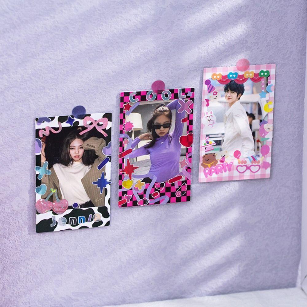 Mxbeauty Bingkai Foto Hias Anti Air Perlengkapan Kantor DIY Scrapbooking Jurnal Aksesoris Alat Tulis Label Dekoratif Album Scrapbook Stiker