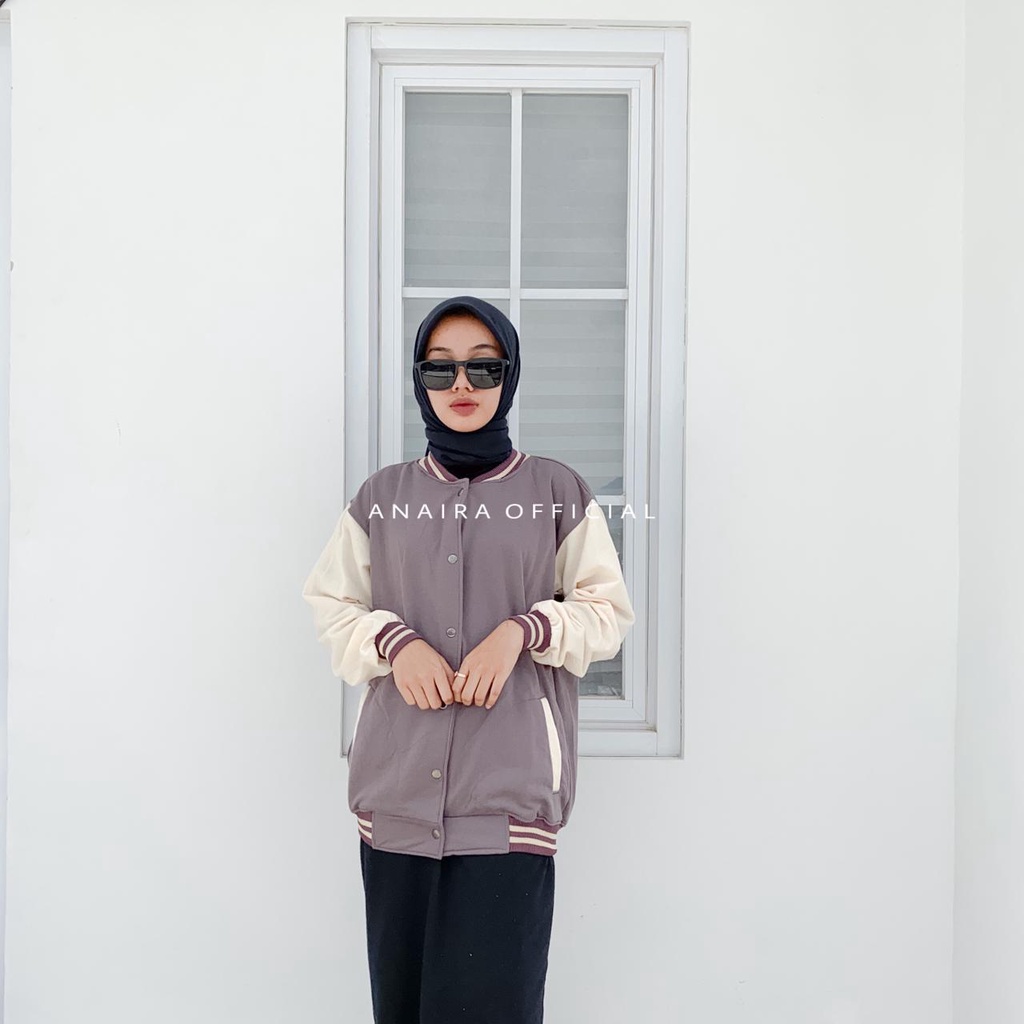 BASIC BASEBALL JAKET  PRIA WANITA JAKET BASEBALL PRIA WANITA