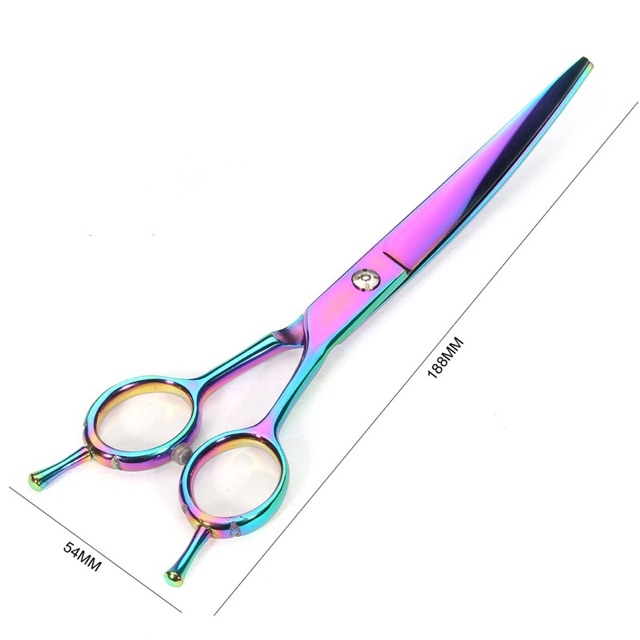 Premium curve straight sheer scissor set with wallet