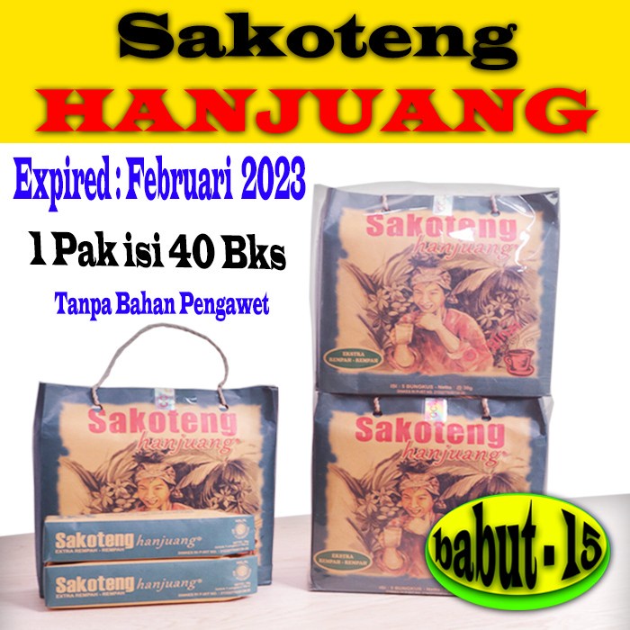 

COD Sakoteng HANUANG Minuman Tradisional Kemasan Kertas isi 8 Kantong