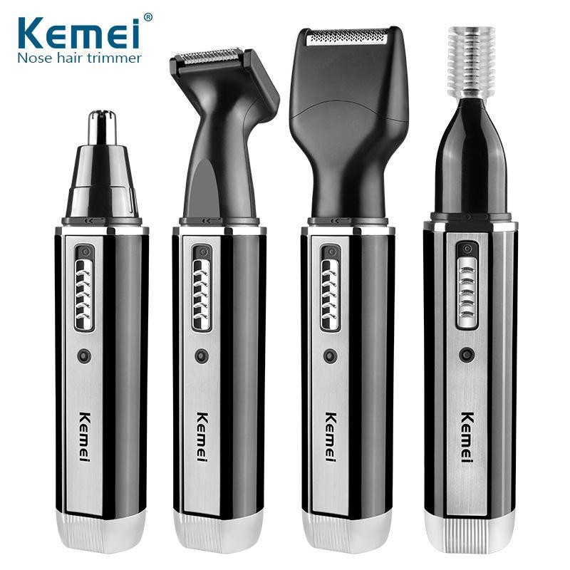 Kemei KM 6630 Alat Pencukur Bulu 4 In 1 Bahan Stainless Steel