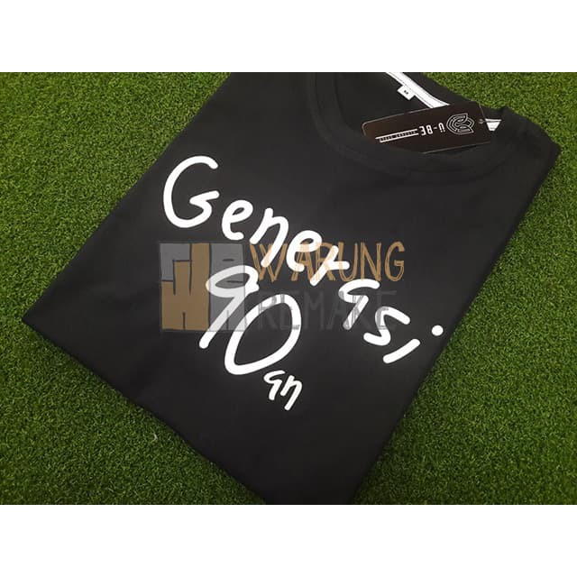 T1718 Kaos Tshirt Baju Combed 30S Distro Generasi 90an Jersey Futsal