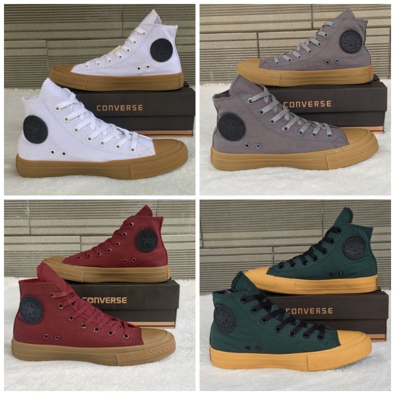 SEPATU CONVERSE ALL STAR SNEAKERS TINGGI HIGH BOOT CT GUM FASHION PRIA WANITA