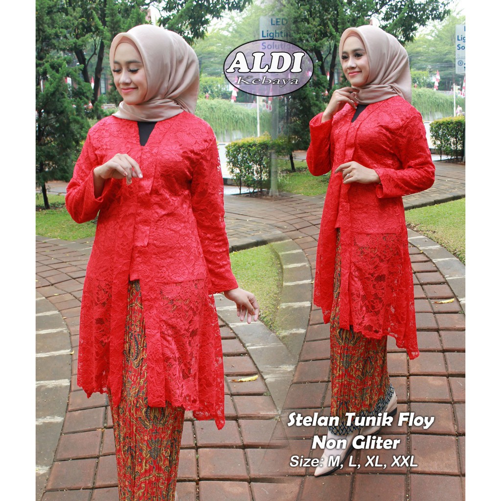 Kebaya kuno - kebaya modern terpopuler - set kebaya brukat floy kurung - kebaya set batik - kebaya