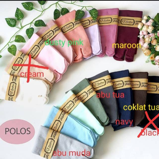  Kaos  kaki sashee socks polos  Shopee Indonesia 