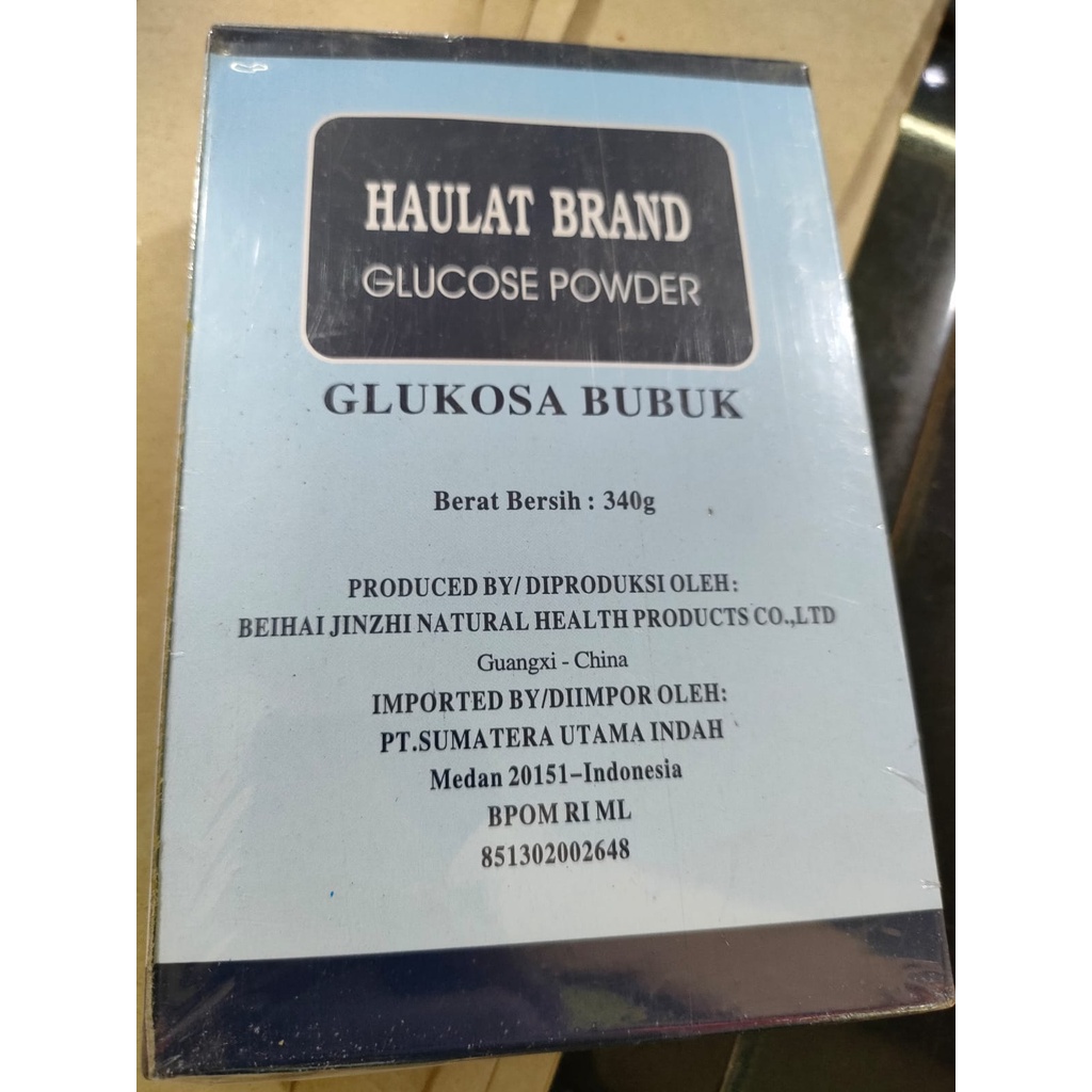 

HAULAT BRAND Glucose Powder Glucolin Glukosa Bubuk 340g [PB]
