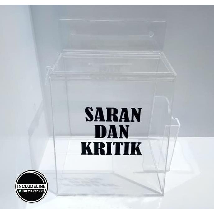 

✨ BISA BAYAR DITEMPAT✨ Acrylic Kotak Saran Termurah BIG SALE Kode 1311