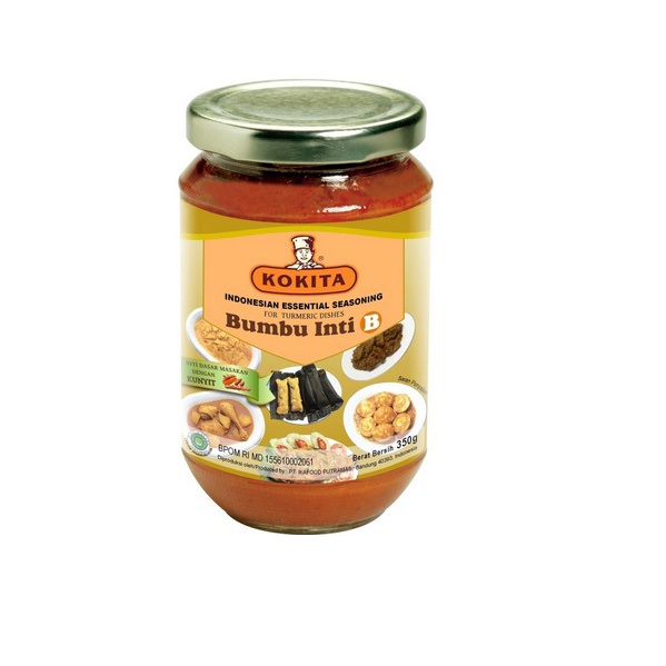 

Kokita Bumbu Dasar Kunyit Bumbu Inti B 350 gr