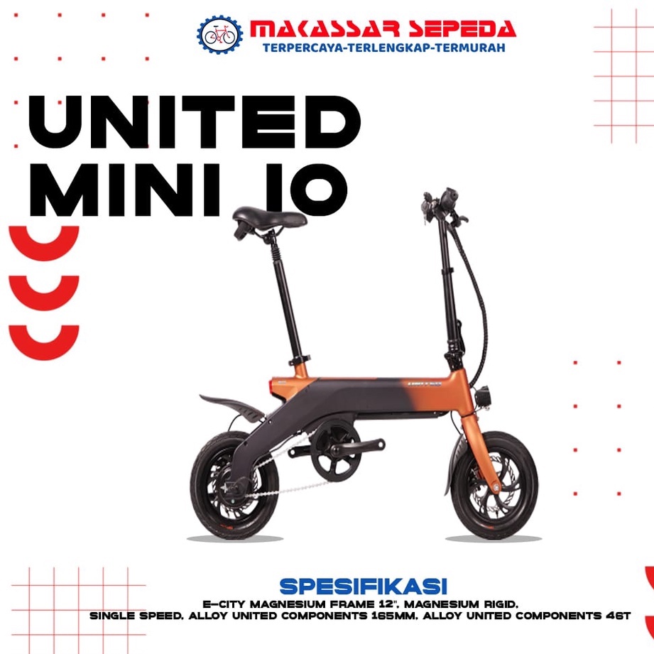 SEPEDA UNITED MINI IO E-BIKE