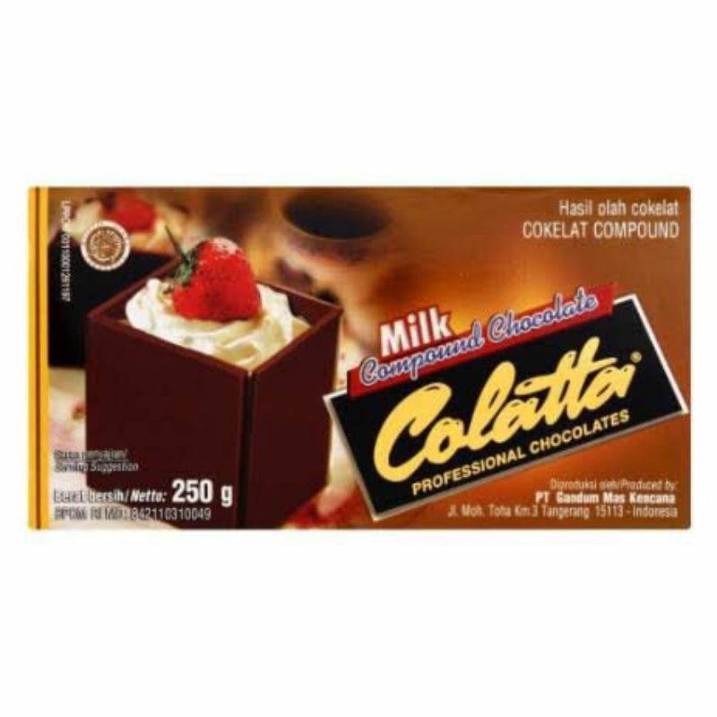 

Colatta MILK COMPOUND 250gr - Coklat Batang